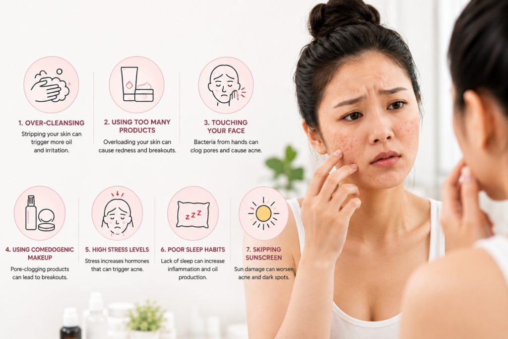 Common Acne Mistakes