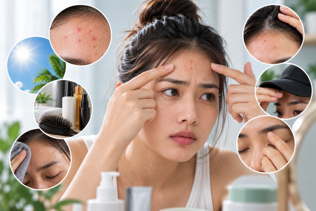 Forehead Acne Treatment KL