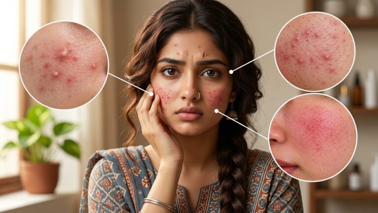 acne vs folliculitis vs rosacea